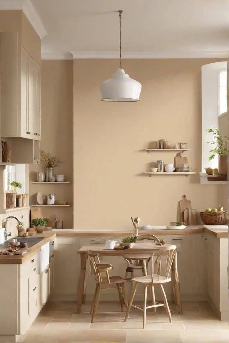 Rustic Kitchen Paint Color Inspiration