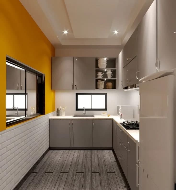 Sleek And Modern Kitchen Design Pakistani
